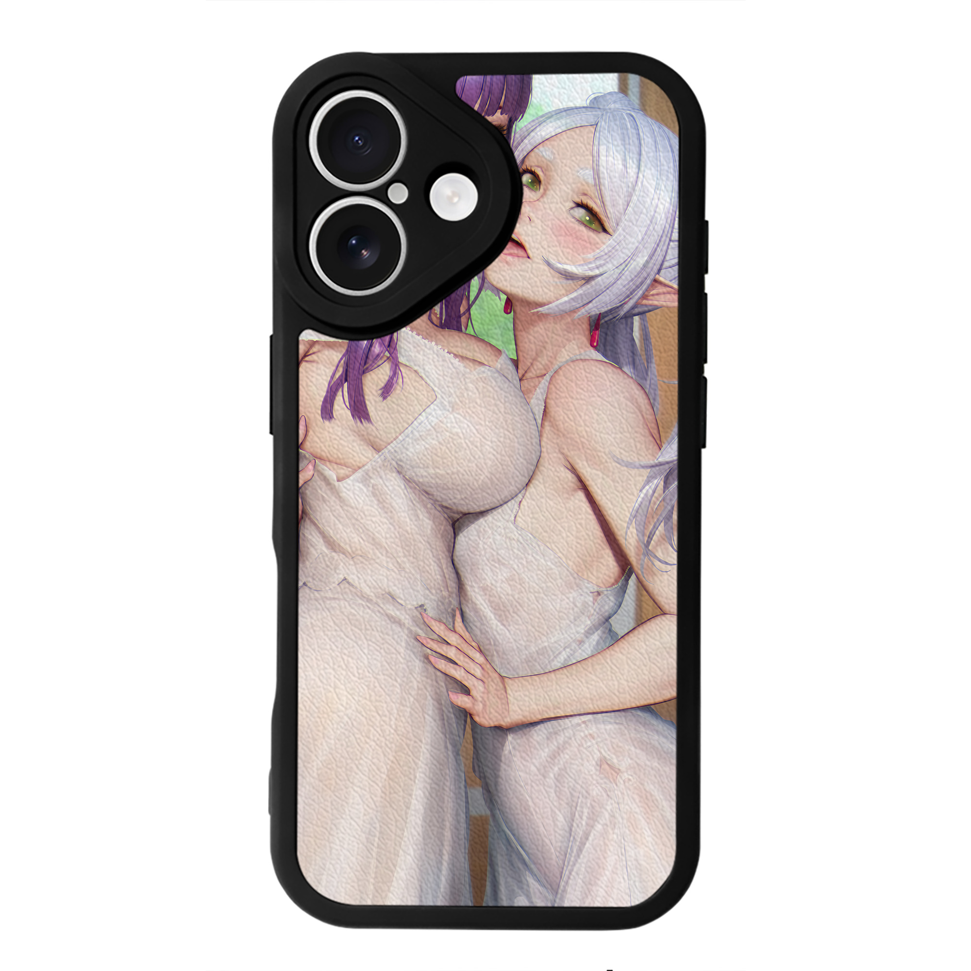 （画像用） 葬送のフリーレン Frieren 【iPhone 16シリーズ対応】シリコンスマホケース（レザー調） 材質：シリコン